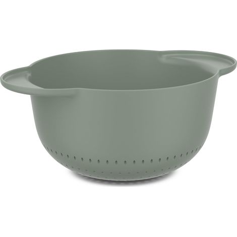 Passoire Chef it - Évacuation facile - Base antidérapante pour plus de stabilité - Passe au lave-vaisselle - Cuisine accessoires - 3000 ml - Nordic sage (1/5)