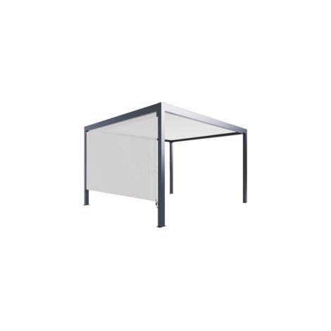 Store Latéral Non Guidé Anthracite 3m50 Pour Pergola S et SV ORIAL Bioclimatique Autoportante France (1/5)