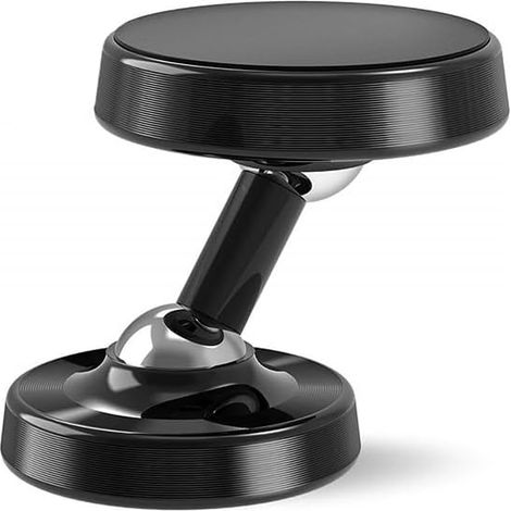 Support de téléphone pour salle de sport Rotation à 360° avec aimants des deux côtés Usage professionnel Convient également pour la navigation automobile (Noir) (1/5)
