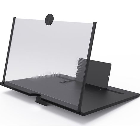 1 Soporte para teléfono, lupa de pantalla 3D HD, base resistente, ajustable, para uso de escritorio. (1/5)