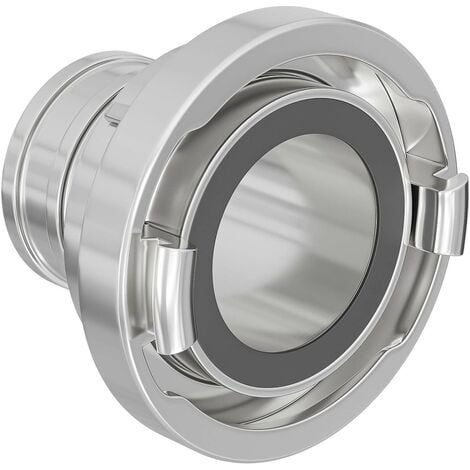 Wiltec Storz Kupplung B 75mm Druckkupplung mit langem Stutzen Schlauchkupplung aus Aluminium (1/5)