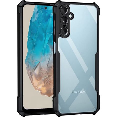 Schutzhülle für Samsung Galaxy M35, stoßfest, Hybrid, schwarz (1/5)