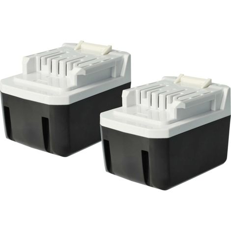 vhbw 2x Battery compatible with Makita DJR145RM1J, DHP448Y1J, DHP446RFJ, DDF448RMJ, DF347D, DDF446RMJ Power Tools (4000 mAh, Li-Ion, 14.4 V)
