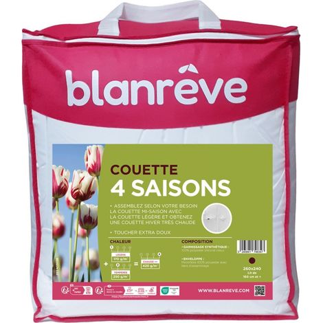 Copa - 260 x 240 cm - BLANRÊVE - 4 estaciones - 420 g/m² - Blanco