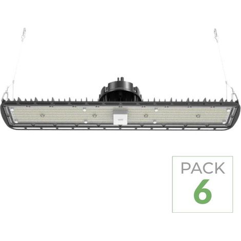 Pack de 6 - Suspension LED industrielle linéaire 150W/200W/250W (1/5)
