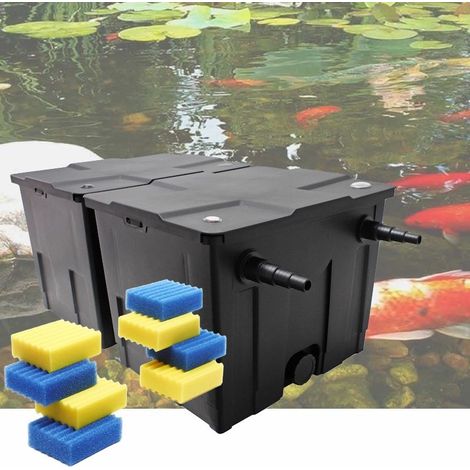 Filtre Bassins De Jardin + Mousses de remplacement Jusqu'à 30000 Litres sans poissons (1/5)