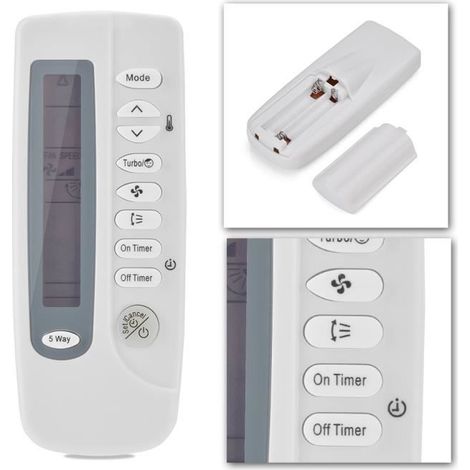 Télécommande de remplacement pour climatiseur ARH-403 pour Samsung-CHE (1/4)
