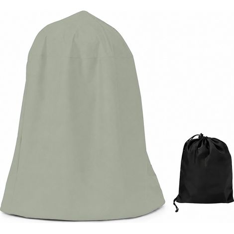 Housse pour statue de fontaine de jardin, en tissu Oxford argenté, protection imperméable et coupe-vent (1/5)