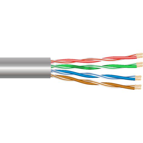 Cable utp flexible categoria 6 n° pares 4 - euro/m