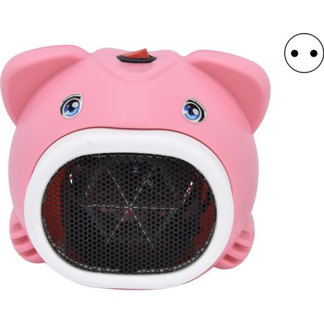 Tragbarer 600-W-Heizkörper, Rosa – Schnelles Aufheizen, breite Wärmeverteilung, leise und sicher – Für Büro, Schlafzimmer, kleine Räume – 220 V EU (1/5)