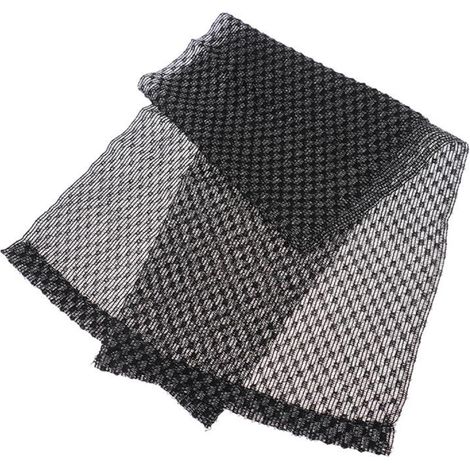 Lot de 10 Serviette exfoliante noire 30x90 cm