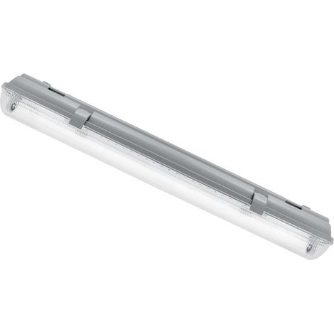Luminaire garage linéaire IP65 65,5 cm 2x G13 18 W gris HERMAN Struhm (1/2)