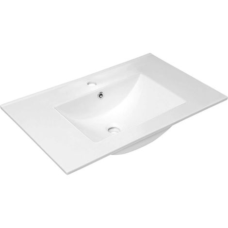 Sapho Slim - Lavabo de mueble Slim, 75x46 cm, blanco 1601-75 (1/3)