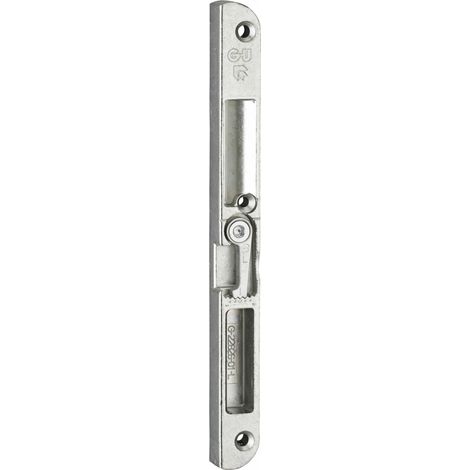 Gâche centrale encastrable pour porte d'entrée gauche 190x18x13mm – Acier FerGuard® – Compatible Secury et Europa – Installation facile – Ferco By Thirard