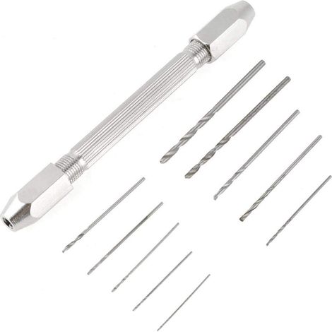 July Double End Pin Visecs Set for Watchmaker Pin Vise Carving Repair Jewelry Tool (1/5)