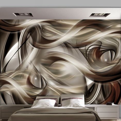 Papier Peint "Brown Revelry" 70 x 100 cm (1/2)