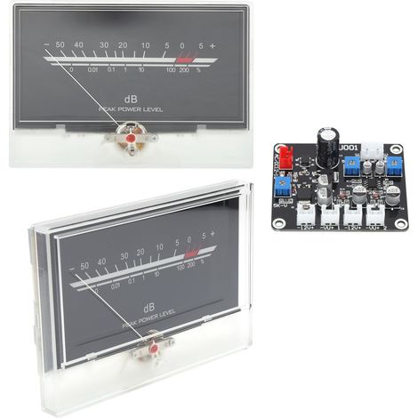 TS-DBPW-134-2Q dB-Pegel-VU-Meter-Kopf mit Treiberplatine und weißer Hintergrundbeleuchtung für Heim-Audio (1/5)