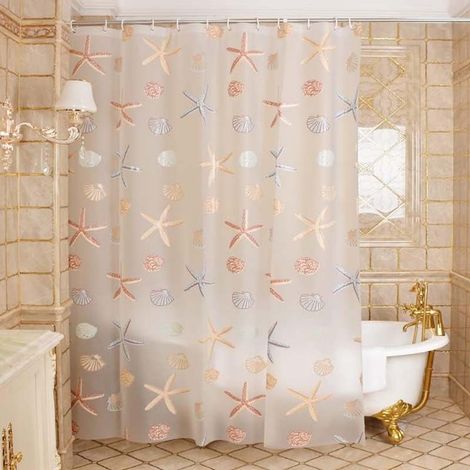 Jiajia AI, élégant Peva Rideau de douche de salle de pour jardin, terrasse et extérieur (1/5)