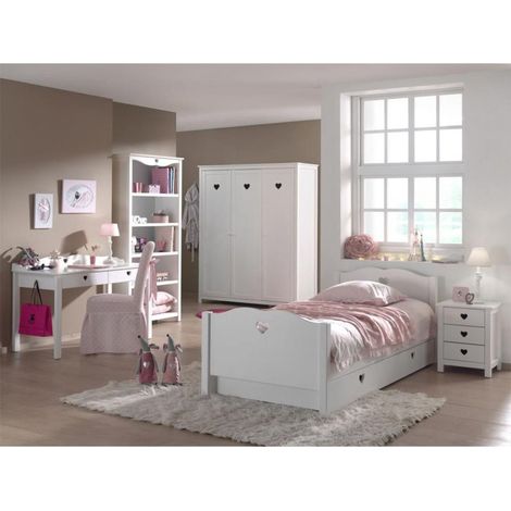 Chambre Complète 7P "Amori" Blanc (1/5)