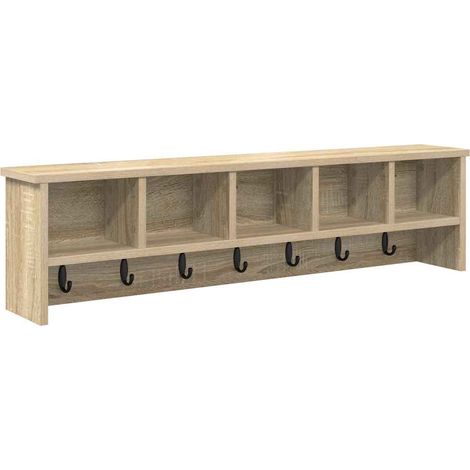 Maison Exclusive - Wandmontierter nachttisch Sonoma-Eiche 100 x 1