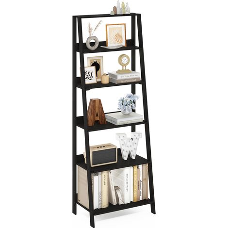 Bibliothèque À 6 Niveaux, Étagère De Rangement, Salon/Bureau, Expresso (1/5)