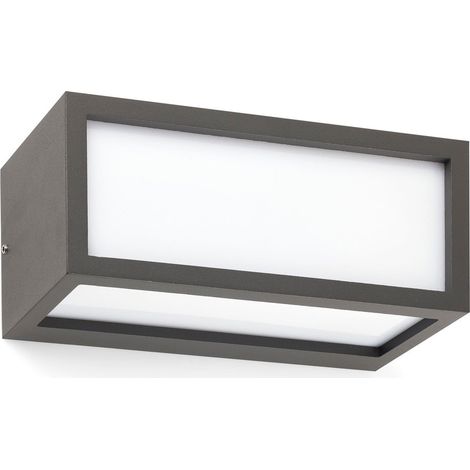 Tejo Lampada Da Parete Grigio Scuro 1 X E27 20W Marca Faro