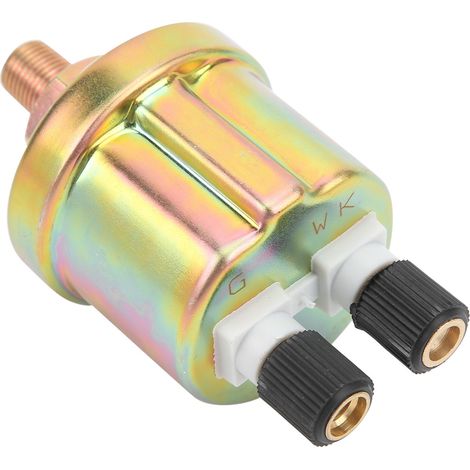 Ortviai Capteur de pression d'huile 1/8 NPT, plage 0-1,0 MPa, seuil d'alarme 0,08 MPa avec voyant