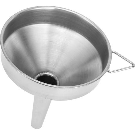 Entonnoir de cuisine épais en acier inoxydable pour le transfert d'ingrédients liquides ou secs, 11 cm (1/5)