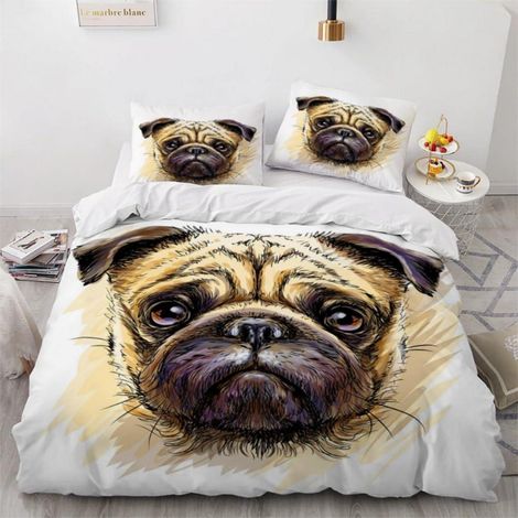 Parure de lit 220x240 cm Carlin 3D Microfibre avec fermeture éclair