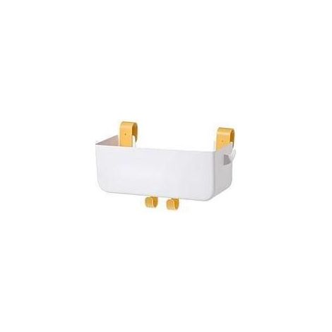 Étagère pour lit superposé - Panier de chevet en plastique ABS avec crochets réglables - Compatible avec des barres jusqu'à 28 mm (1/5)