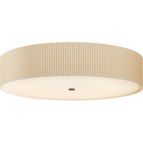 E3-P VICTORIA handmade ponge' pleated ceiling lamp (1/2)