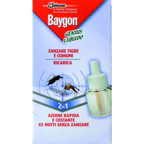 Recharge liquide Baygon Genius Insecticide anti-moustique 45 nuits
