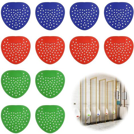 12 unités – Filtres aromatiques pour urinoirs universels, parfumés et anti-odeurs, idéaux pour hôtels, centres commerciaux, écoles et toilettes publiques (1/5)
