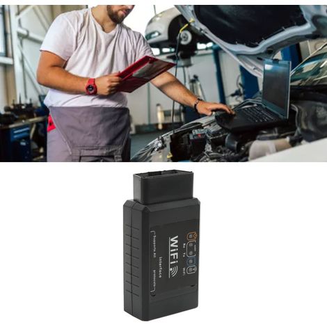 Der neue OBD2 WIFI4.0 ELM327 V 1.5 Scanner ist kompatibel mit OBDII-Diagnosegeräten für iPhone, iOS und Android Auto. (1/5)