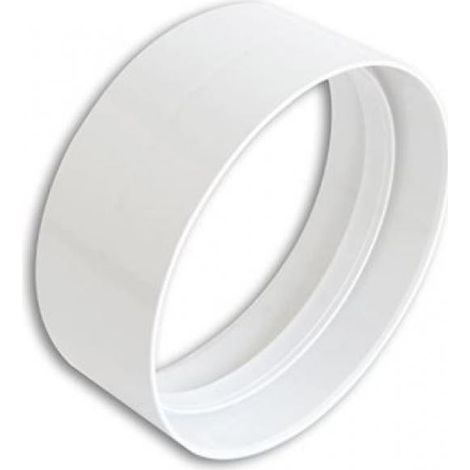 First 100mm giunto bianco ff per tubi tondi aerazione cappa (1/7)