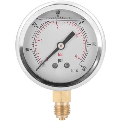 Manomètre radial TS PGG604-4bar 1/4BSP Y60 pour machines industrielles (1/5)