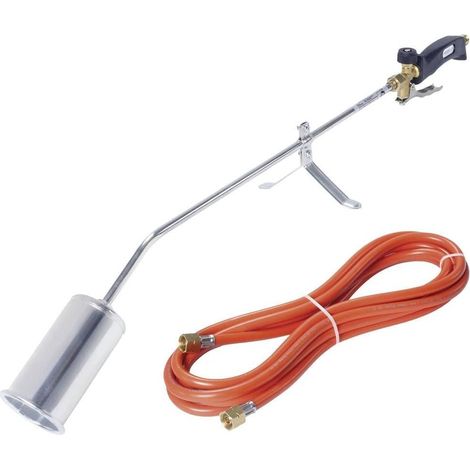 1 Chalumeau Propane, Flamme Réglable, Tuyau 5m, Détendeur 4 Bars, Pour Désherbage Et Soudage (1/5)