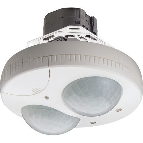 Détecteur de présence plafond semi-encastré 1-10V 360° blanc (52368)