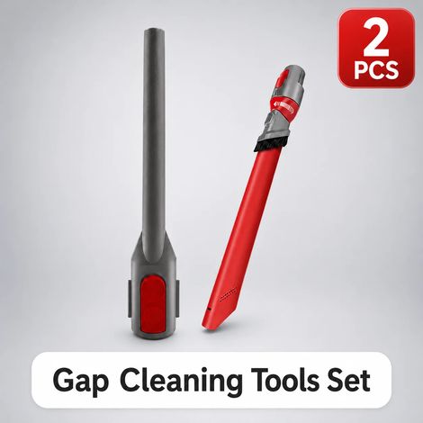 (Outils de nettoyage des interstices) Convient aux aspirateurs V7, V8, V10, V11 et V15. Kit d'accessoires de 11 pièces : brosse pour les interstices, support de tuyau et station d'accueil. (1/4)