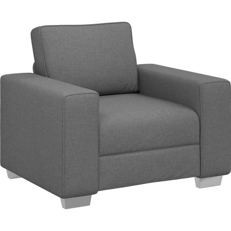 Maison Exclusive - Fauteuil Gris foncé 100 cm tissu