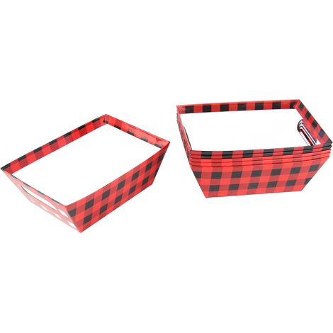Panier cadeau vide avec anses, plateau solide pour vin, corbeille de fête, pour remise de diplôme anniversaire mariage (1/5)