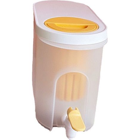 Bouilloire de réfrigérateur 3,9 L avec robinet, grande capacité, en plastique résistant aux hautes températures, blanche (1/5)
