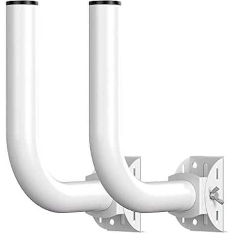 2-Pack Universal Wireless Bridge Bracket Mount Pole and Wall-Mounted Mount for Outdoor, Point to Point AP Access Point Client Bridge CPE (1/5)