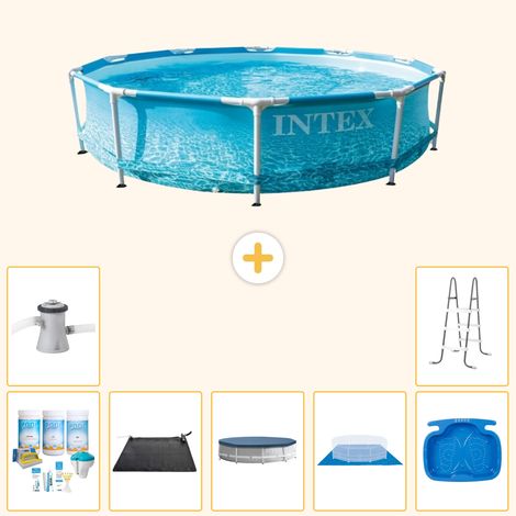 Intex Piscine Tubulaire Ronde - 305x76 cm - 8-pièces  S20354