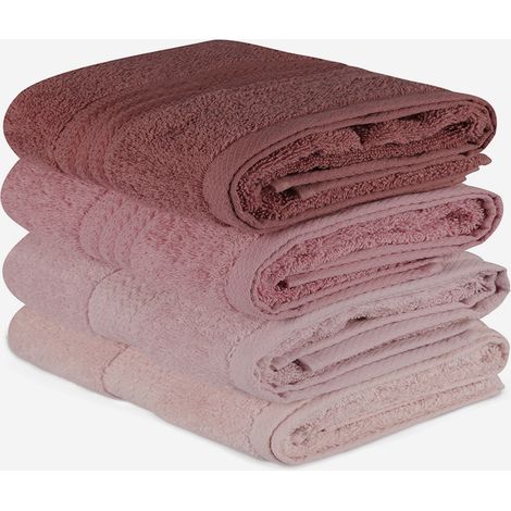 OJOS LOT DE 4 SERVIETTES DE TOILETTE 50 X 90 CM, 100% COTON 500 G/M² HOBBY 317HBY2257 (1/5)