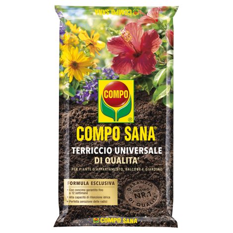 Compo SANA UNIVERSALE Terra Terriccio substarto concimato Turbo Radici 50 LT