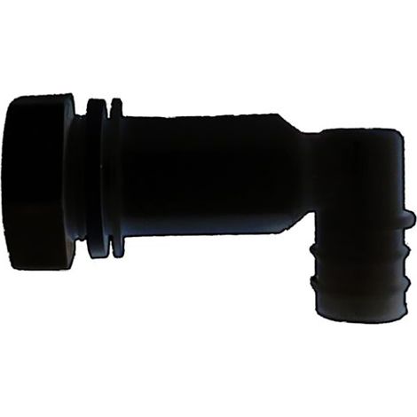 Raccord coude pour récupérateur eau de pluie 20-27 mm