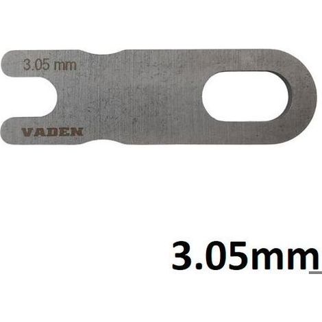 Cuchilla de compensación de espaciador de ajuste de inyector Volvo 3,05 mm VAD130005022