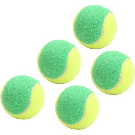 Balle de Tennis en Caoutchouc 7cm pour Chien et Entraînement - Vert (1/5)