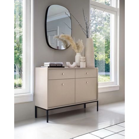 AX LIVING Kommode mit Schubladen Domiti MKS104 104 cm Modern in Beige